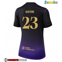 Ženske Nogometnih dresov Barcelona Jules Kounde #23 Gostujoči 2026-27 Kratki rokavi